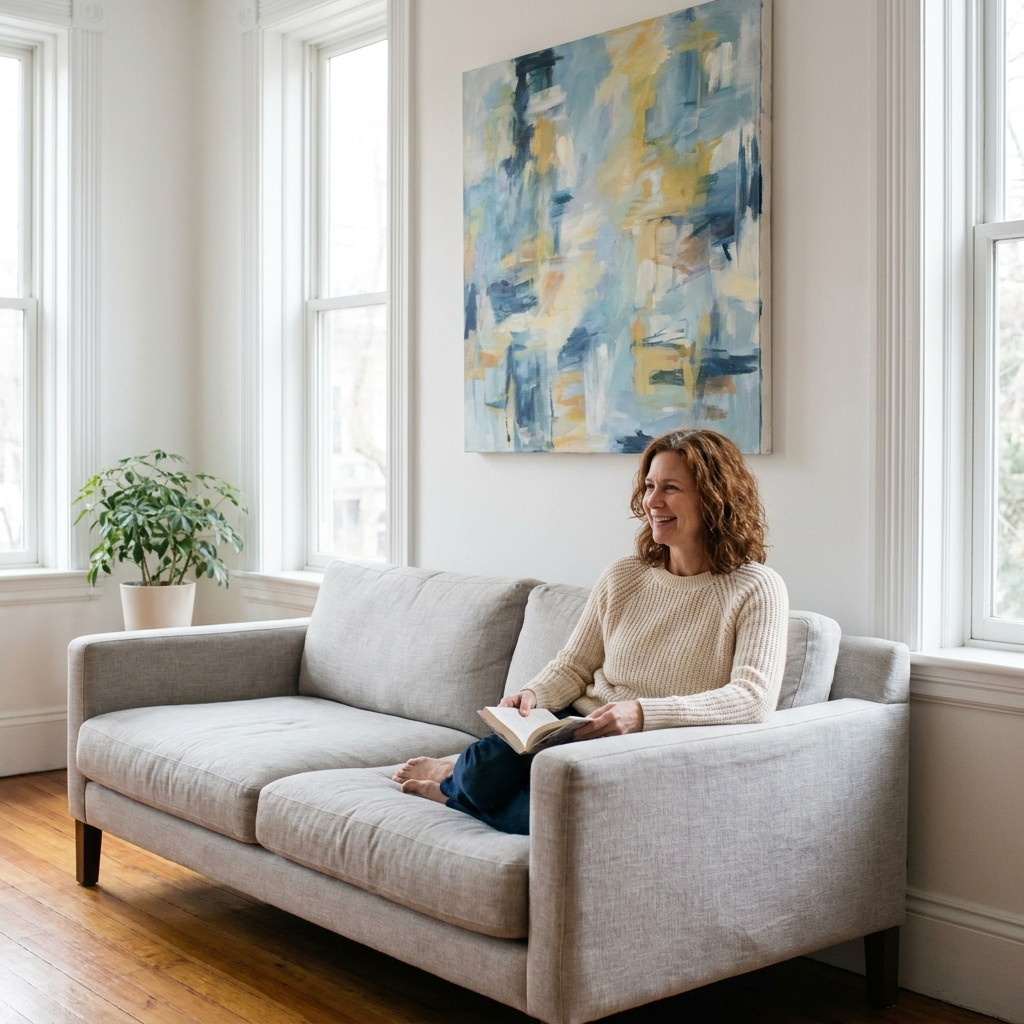 Curating and Hanging Fine Art in Modern Interiors